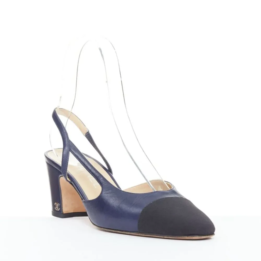 CHANEL navy blue